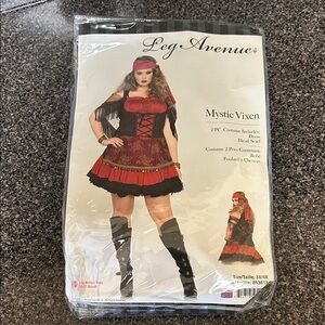 Leg Avenue 2-Piece Mystic Vixen Adult Halloween Costume 3x/4x